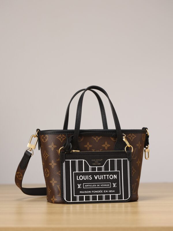 LV Neverfull Bandoulière Inside Out BB Bag Replica