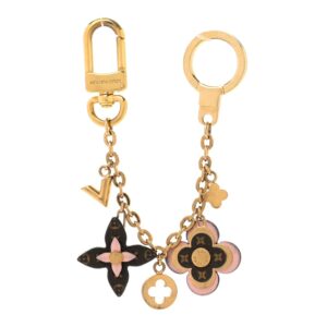 1 Louis Vuitton Monogram Blooming Flowers series keychain