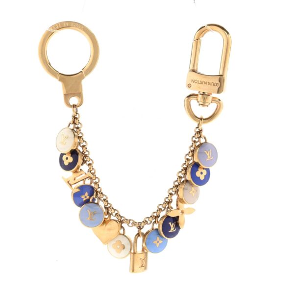 Louis Vuitton Candy Keychain Bag Charm Blue