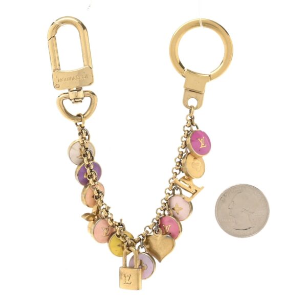 2 Louis Vuitton Pastilles Keychain Bag Charm Multi-color