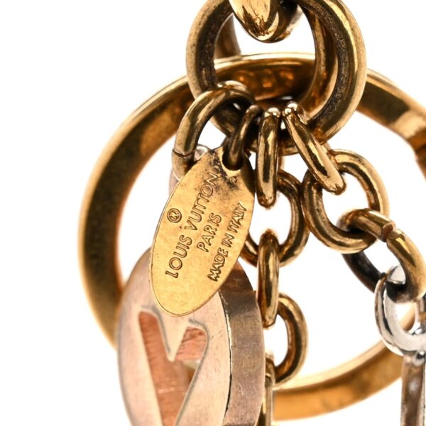 Louis Vuitton Malletage Floral Keychain