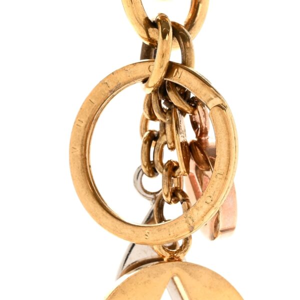 Louis Vuitton Malletage Floral Keychain