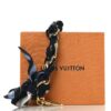 5 Louis Vuitton Silk Woven Accessory Bag Blue Multicolor