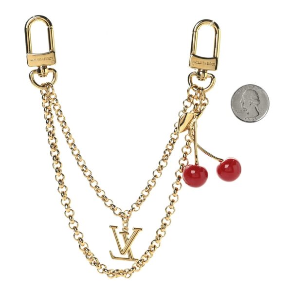 2 LV x TM Cherry Red Packet Chain