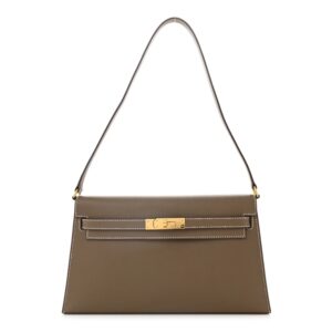 HERMES Madame Calfskin Kelly Elan Etoupe