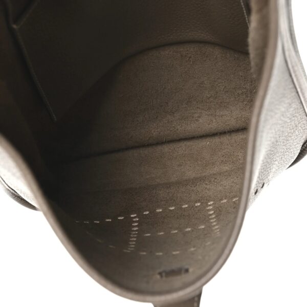 HERMES Taurillon Clemence Evelyne III PM Etoupe 4 HERMES Taurillon Clemence Evelyne III PM Etoupe