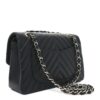 Chanel Caviar Chevron Quilted Small Double Flap Black 1 Chanel Caviar Chevron Quilted Small Double Flap Black