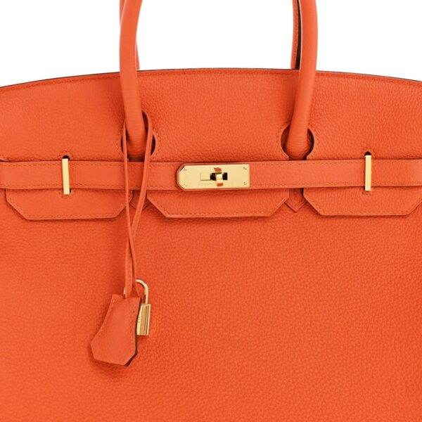 Hermès Togo Birkin 35 Bag Feu
